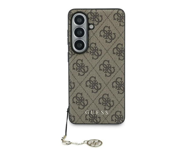 Guess Etui Classic Logo Charm MagSafe do Galaxy S26 brązowy - 1522694 - zdjęcie